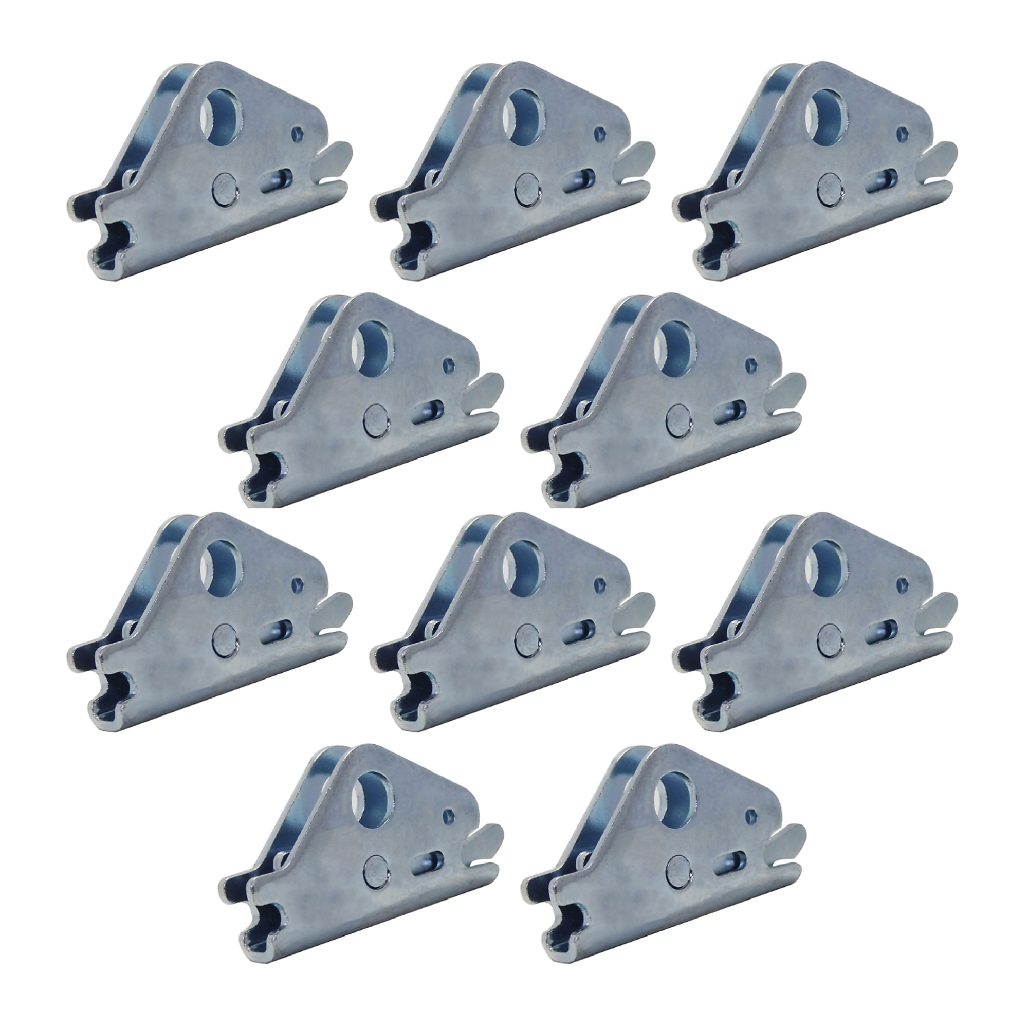 Snap-Loc E-Track EA-Fitting Tie-Down - 1467-Lb. Working Load, Heavy-Duty Steel, 10 Pk, Model# SLAEAI10